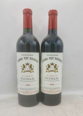 Lot 99 - 2 bottles 1999 Ch Grand Puy Ducasse