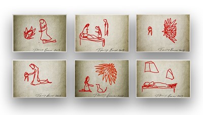 Lot 127 - Tracey Emin (British 1963-), 'iPad Drawings', 2013