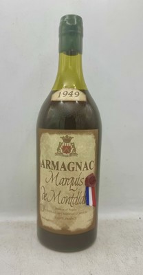 Lot 326 - 1 magnum 1949 Marquis de Montdidier Armagnac