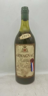Lot 327 - 1 magnum 1949 Marquis de Montdidier Armagnac