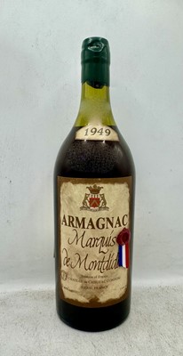 Lot 328 - 1 magnum 1949 Marquis de Montdidier Armagnac
