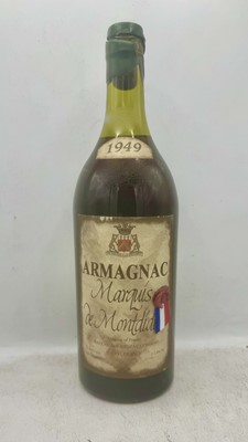 Lot 329 - 1 magnum 1949 Marquis de Montdidier Armagnac