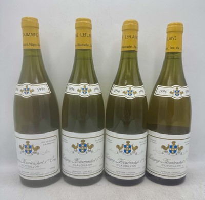 Lot 181 - 4 bottles 1996 Puligny-Montrachet Clavoillon Leflaive