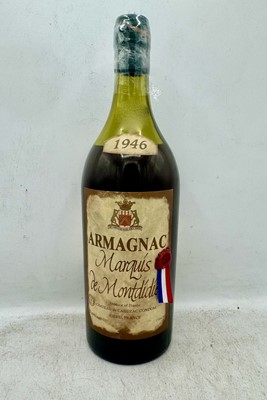 Lot 339 - 1 magnum 1946 Marquis de Montdidier Armagnac