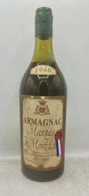Lot 341 - 1 magnum 1946 Marquis de Montdidier Armagnac