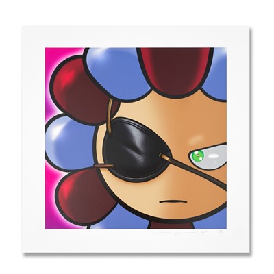 Lot 120 - Takashi Murakami (Japanese 1962-), 'Murakami Flower #6006 Patch', 2024