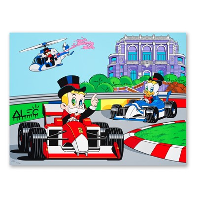 Lot 5 - Alec Monopoly (American 1986-), 'Monaco Grand Prix', 2024