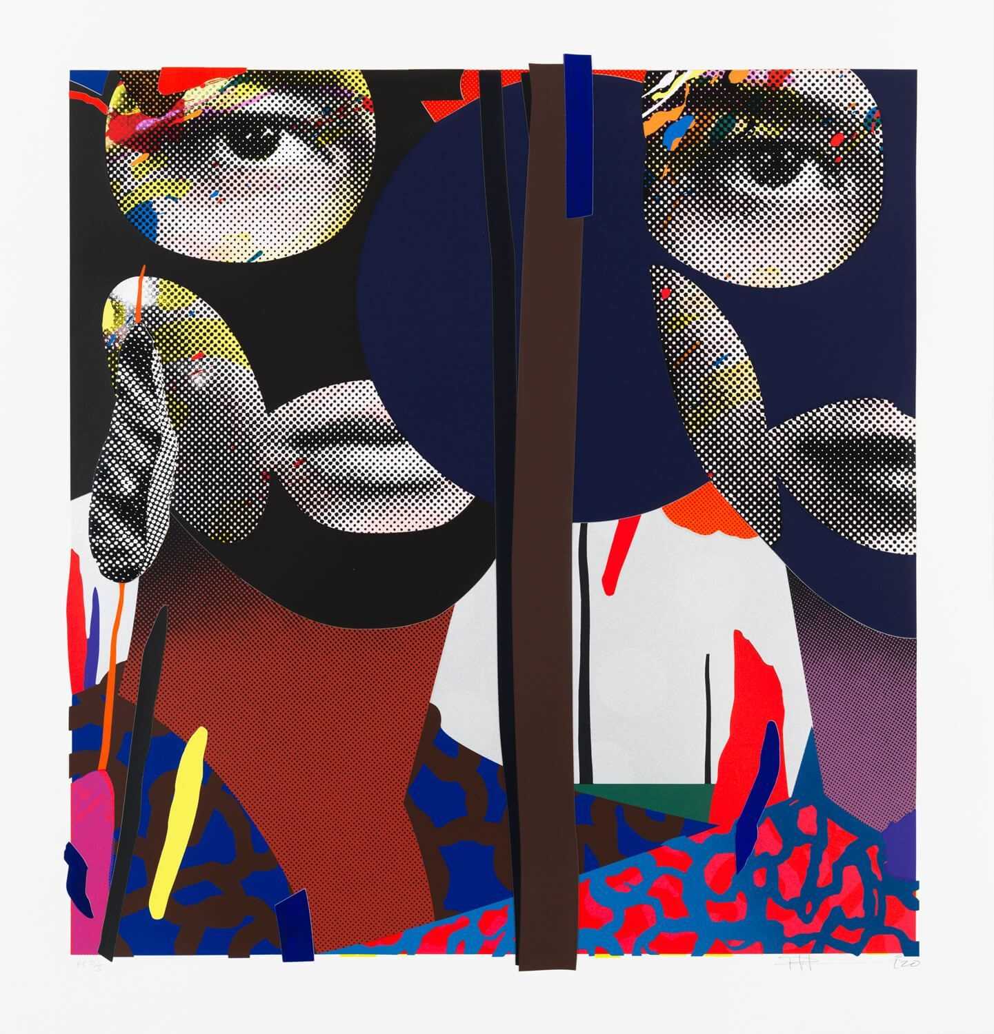 Lot 248 - Paul Insect (British 1970-), 'Together Alone (Silver)', 2020