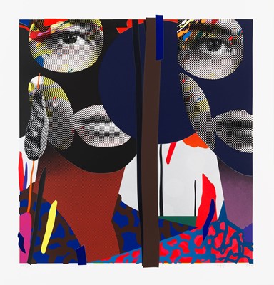 Lot 248 - Paul Insect (British 1970-), 'Together Alone (Silver)', 2020