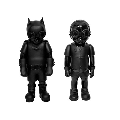 Lot 59 - Hebru Brantley (American 1981-), 'Flynamic Duo - Batboy & Sparrow (2024)', 2022