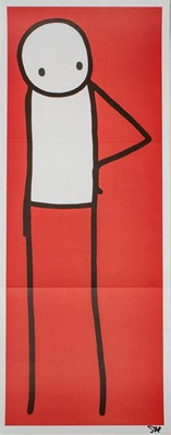 Lot 253 - Stik (British 1979-), 'Hip (Red)', 2013