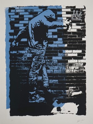 Lot 216a - Blek Le Rat (French 1951-), 'The King Of Chicago', 2017