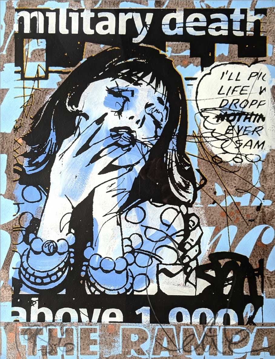 Lot 220 - Faile (Collaboration), 'Military Death II', 2007