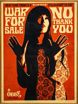 Lot 327 - Shepard Fairey (American 1970-), 'War For Sale', 2007