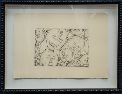 Lot 302 - BLU (Italian), 'Etching #3', 2007