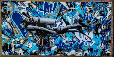 Lot 314-Martin Whatson (Norwegian 1984-), 'Scuba Diver (Blue Brass)', 2023