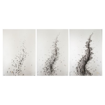 Lot 319 - Pejac (Spanish 1977-), 'Hope (Triptych)', 2024