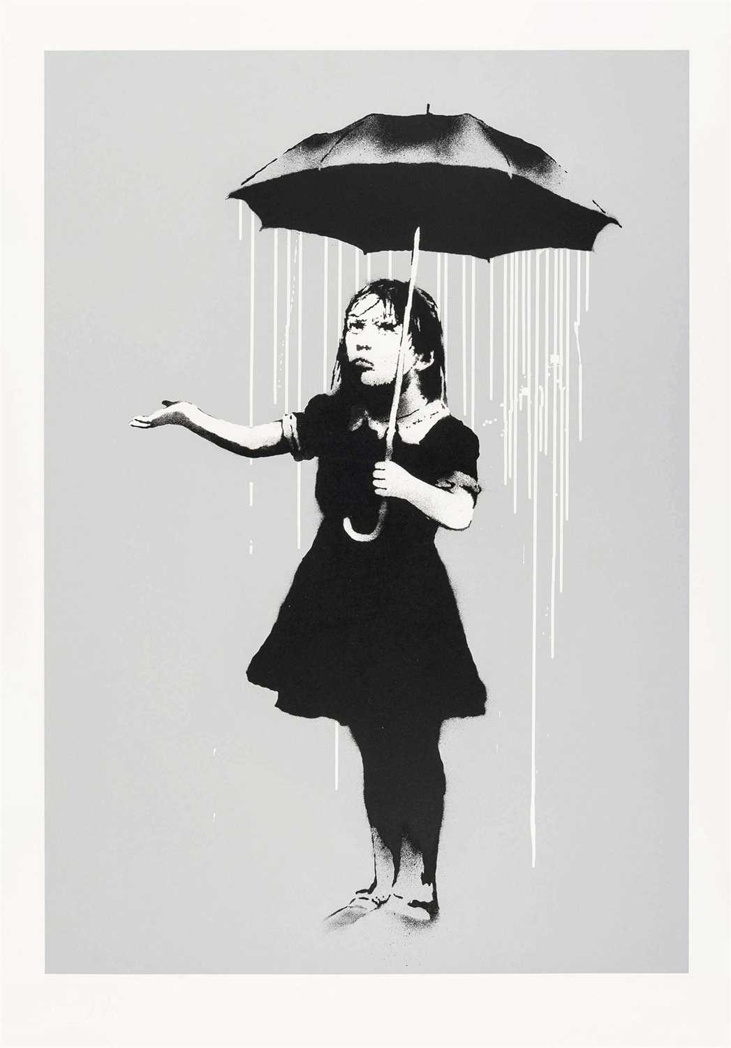 Lot 192 - Banksy (British b.1974), 'NOLA (White Rain)', 2008