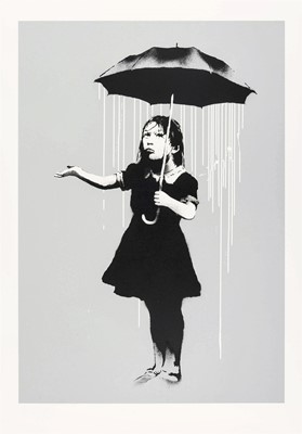 Lot 192a - Banksy (British b.1974), 'NOLA (White Rain)', 2008