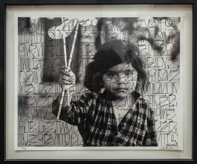 Lot 322 - Retna (American 1979-), 'Future In Her Eyes', 2010