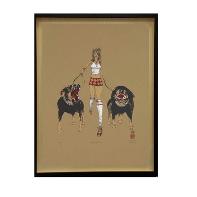 Lot 233 - David Choe (American 1976-), 'Hell Houndz', 2007