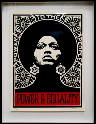 Lot 324 - Shepard Fairey (American 1970-), ‘Afrocentric', 2007