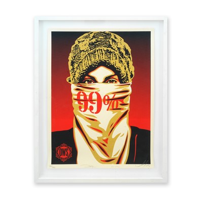Lot 284 - Shepard Fairey (American 1970-), 'Occupy Protestor', 2012