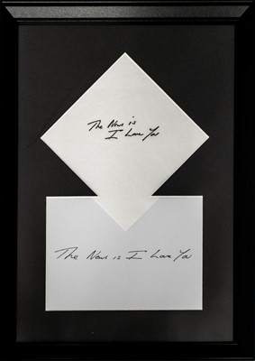 Lot 130 - Tracey Emin (British 1963-), 'The News Is I Love You', 2021