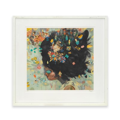 Lot 40 - David Choe (American 1976-), 'City Girl', 2007