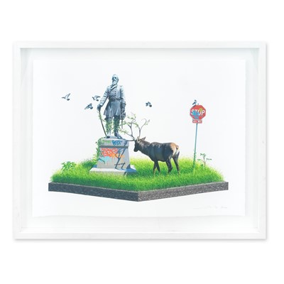 Lot 88 - Josh Keyes (American 1969-), 'Entangle II', 2009