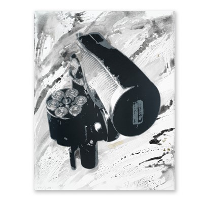 Lot 180 - Robert Longo (American 1953-), 'Untitled (Gun), from the Hope and Optimism Portfolio', 1993