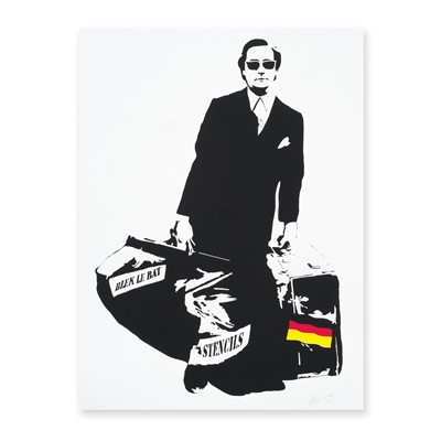 Lot 225 - Blek Le Rat (French 1951-), 'The Man Who Walks Through Walls (German Edition)', 2016
