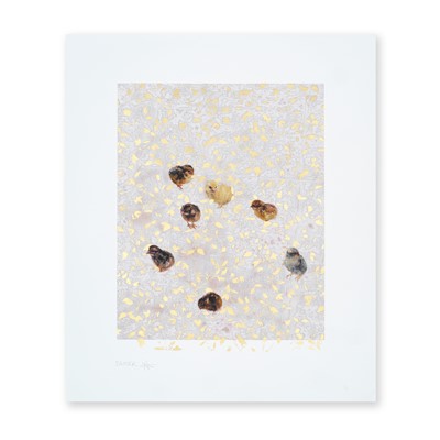 Lot 229 - Charming Baker (British 1964-), 'The Enemy Within (Gold Leaf)', 2018