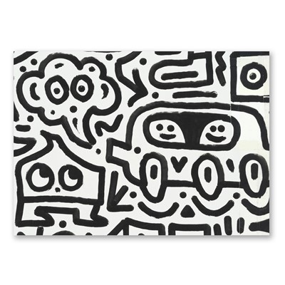 Lot 104 - Mr Doodle (British 1994-), 'Untitled', 2017