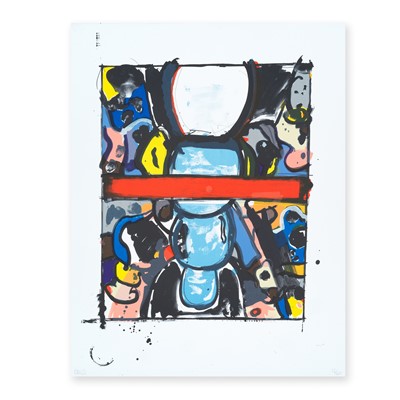 Lot 50 - Eddie Martinez (American 1977-), 'BUFLY, Study of Study (pic in pic)', 2022