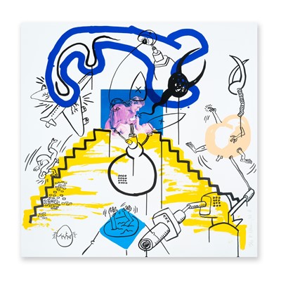 Lot 193 - Keith Haring (American 1958-1990), 'Apocalypse 3', 1988