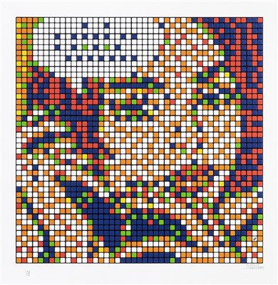 Lot 332 - Invader (French b.1969), 'Oh...Alright', 2011