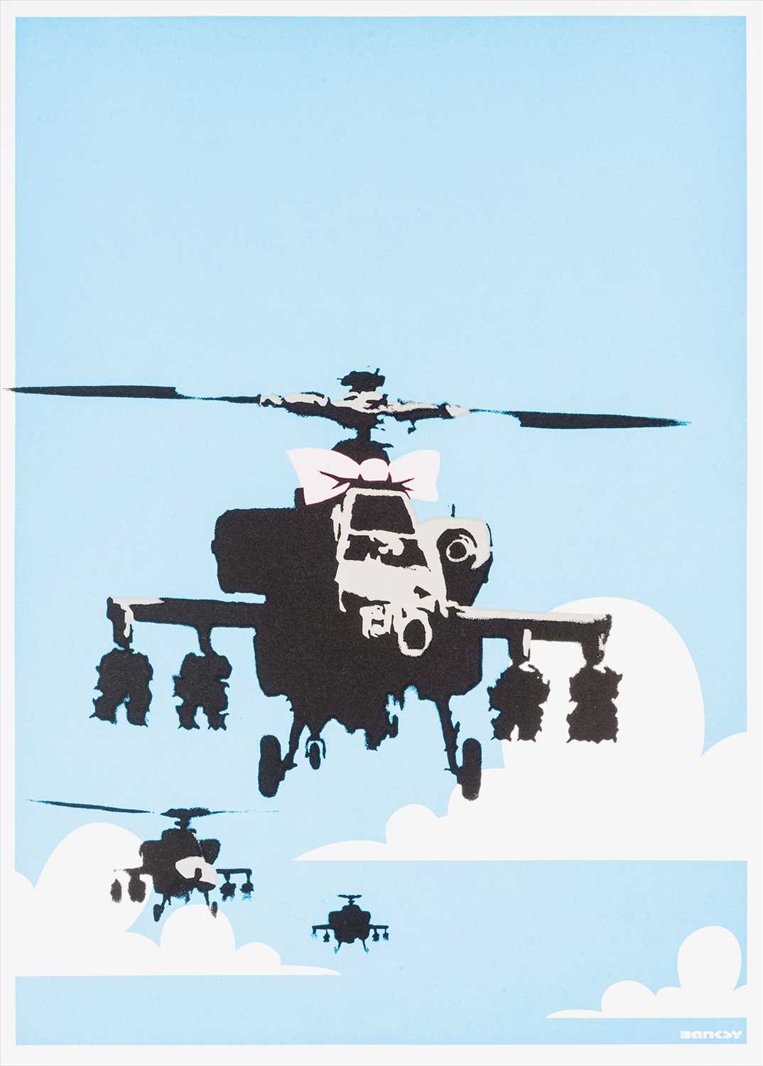 Lot 310 - Banksy (British b,1974), 'Happy Choppers', 2003