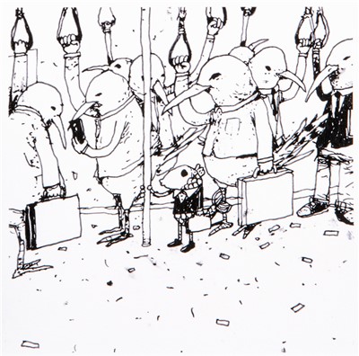 Lot 72 - Dran (French b.1979), 'Dessin Du Jour (Drawing Of The Day)', 2018