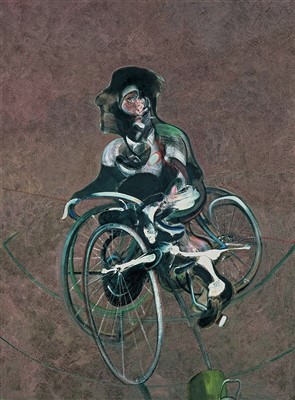 Lot 264 - Francis Bacon ( Irish - British ) 1909 - 1992 Portrait of George Dyer Riding a Bicycle