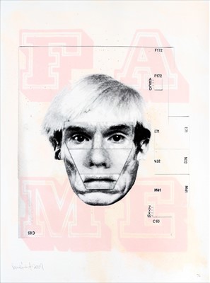 Lot 154 - Ben Eine (British, b.1970), ‘Fame (The Dirty Warhols)', 2009