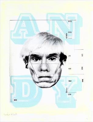Lot 153 - Ben Eine (British, b.1970), ‘Andy (The Dirty Warhols)', 2009