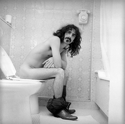 Lot 39 - Robert Davidson (British), 'Frank Zappa At The Royal Garden Hotel, London, 1967', 2018