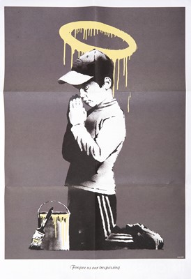 Lot 51 - Banksy (British b.1974), ‘Forgive Us Our Trespassing’, 2010