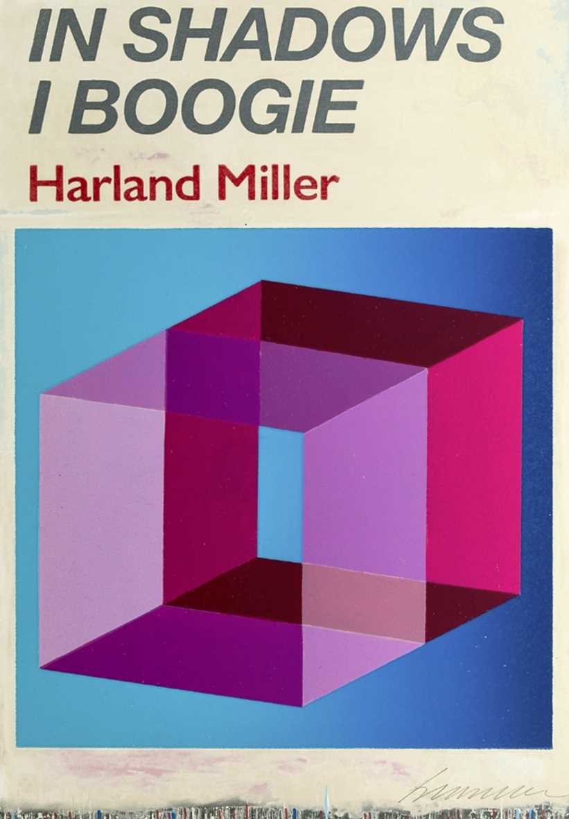Lot 25 - Harland Miller (British b.1964), 'In Shadows I Boogie (Blue)', 2019