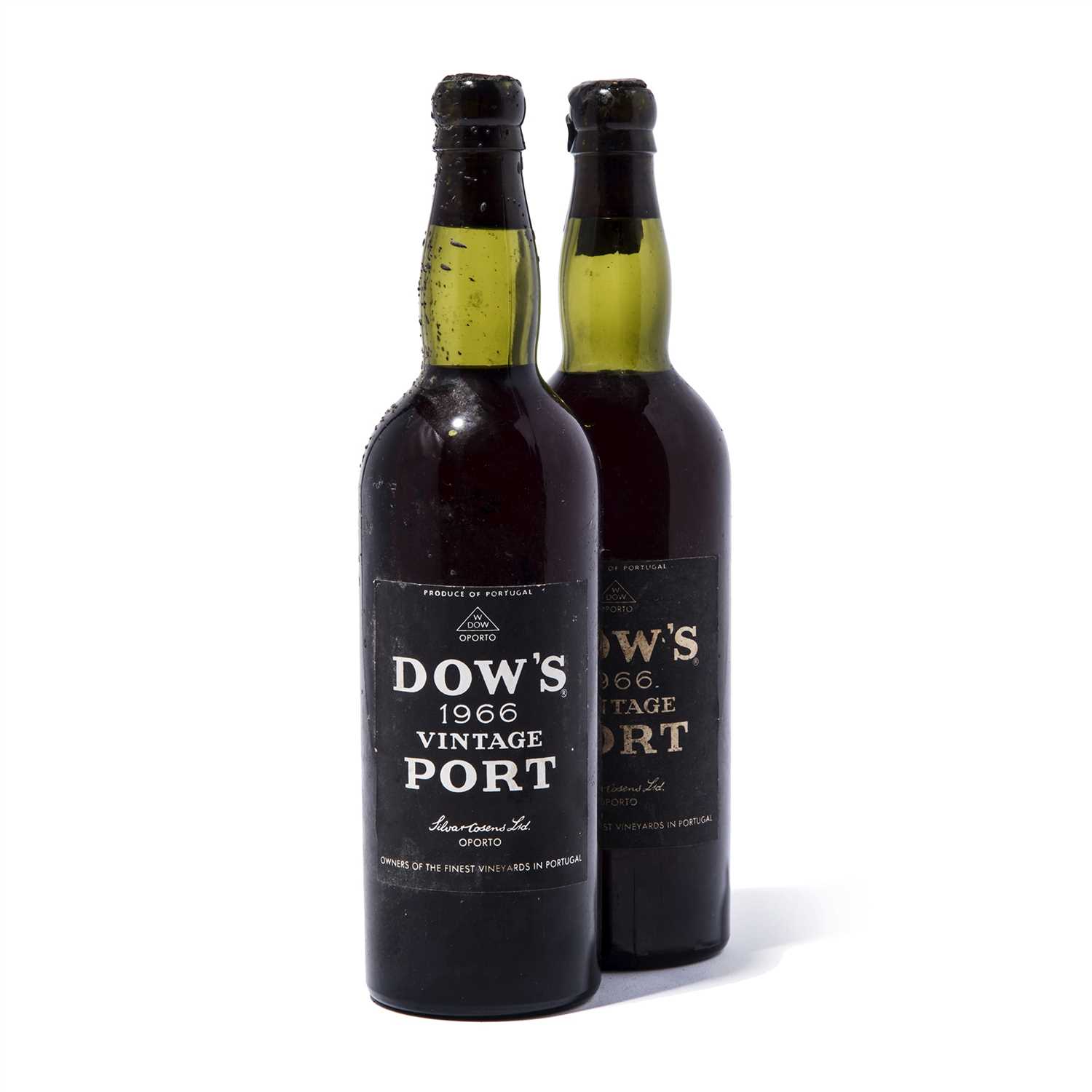 Lot 1 - 2 bottles 1966 Dow