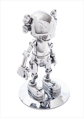 Lot 388 - Kaws & Hajime Sorayama (Collaboration), 'No Future Companion (Silver Chrome)', 2008