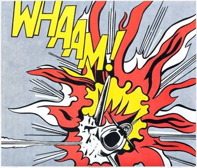 Lot 108 - Roy Lichtenstein (American 1923-1997), 'Whamm!!', 1963, diptych