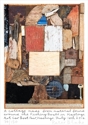 Lot 97 - Peter Blake (British b.1932), 'Hastings Collage', 2016