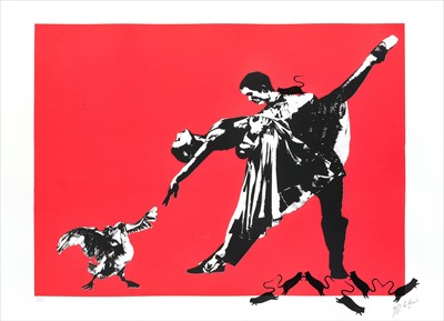 Lot 370 - Blek Le Rat (French b.1951), 'Last Tango In Paris' (Special Edition), 2017